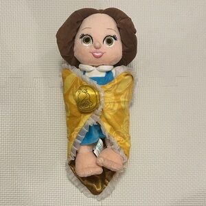 Disney Plush Doll with Yellow Blanket